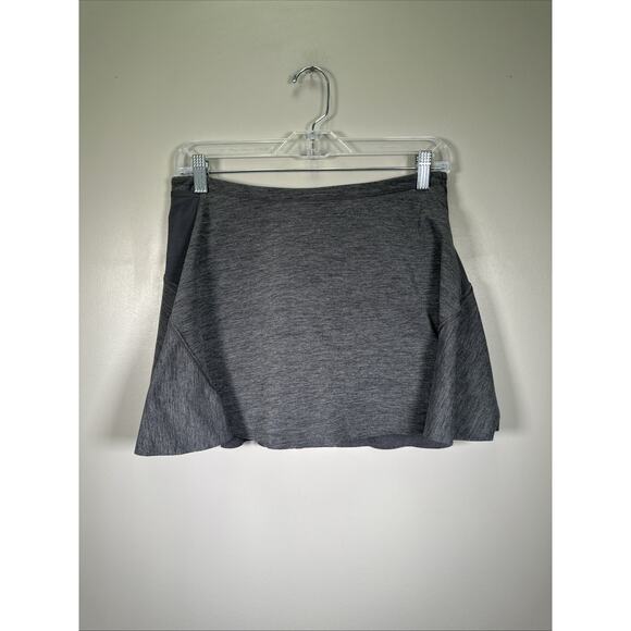 Athleta Pants - Athleta Match Point Skort XS Gray Pickleball Gold Preppy Athlete Athletic